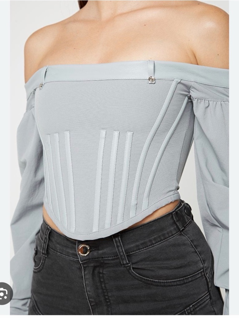 maniere de voir technical corset top